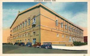 Auditorium Multi-Purpose Arena Memphis Tennessee TN Vintage Postcard c1930