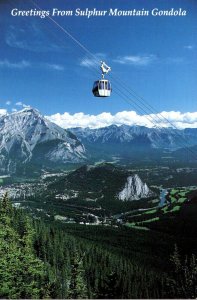 Canada Banff Greetings From Sulphur Mountain Gondola