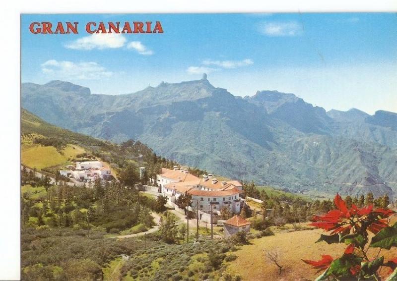 Postal 029660 : Islas Canarias Tejeda (Gran Canaria) Parador Nacional. Al fon...