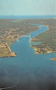 Cape Cod Canal Railroad Bridge & Bourne Bridge Canal Unused 