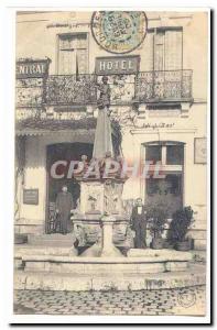 Bourges Old Postcard Central Hotel (animated)