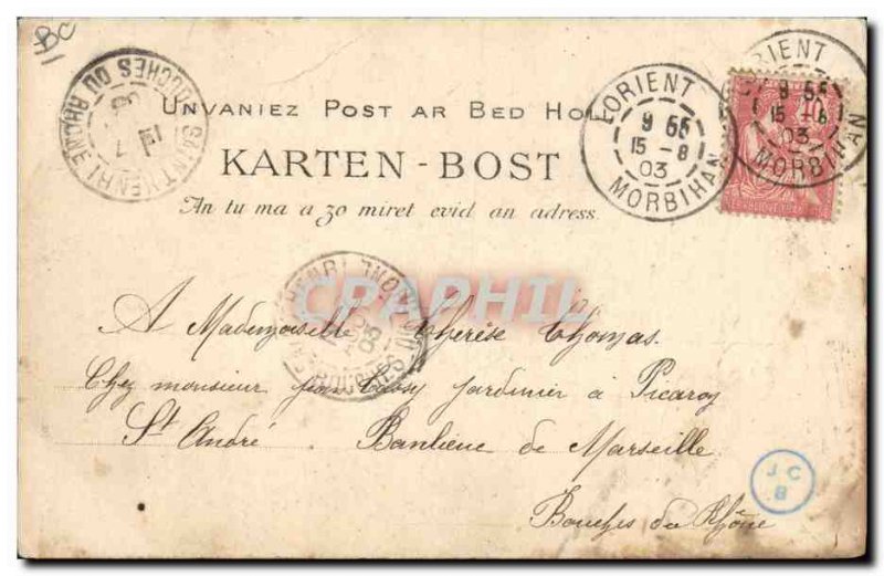 Old Postcard Folklore Binious Britons