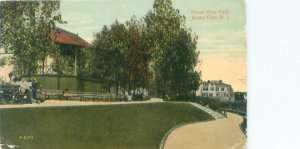 1917 Mineral Palace Park Driveway, Pueblo CO, Pedestrians Postcard