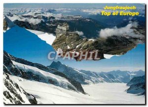 Postcard Modern Jungfraujoch Top of Europe