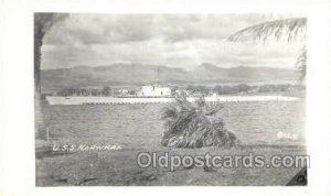 USS Narwhal Real Photo Military Ship Unused 