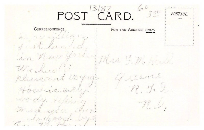 S.S. Maurentania 1st Class Lounge, Cunard Line