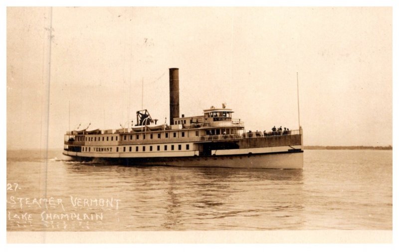 Vermont  lake Champlain  Steamer Vermont , RPC