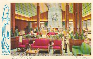 Canada Lobby Jasper Park Lodge Alberta