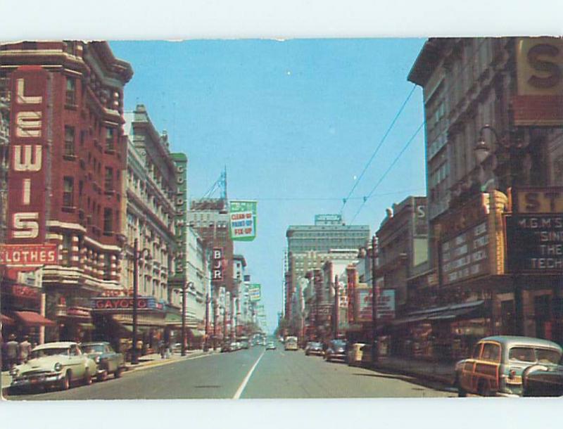 Pre-1980 STREET SCENE Memphis Tennessee TN hp2409