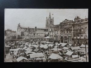 WW1 Norfolk NORWICH Market Place by Philco 4372 PASSED BY PRESS BUREAU 1917