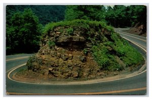 Horseshoe Curve Clarksburg West Virginia WV UNP Chrome Postcard R24