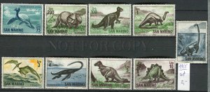 265934 San Marino 1965 year MNH stamps set dinosaurs