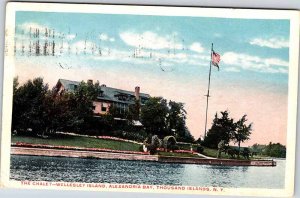 Postcard HOUSE SCENE Thousand Islands Ontario ON AK5034