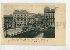 3147092 GERMANY BERLIN Hotel New-York ADVERTISING Vintage PC