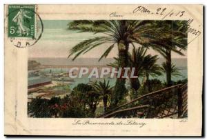 Algeria Oran Old Postcard The walk Letang