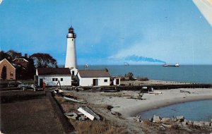 US Coast Guard station and lighthouse Port Huron, Michigan, USA Lighthouse PU...