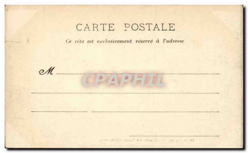 Paris Old Postcard Cave Buttes Chaumont