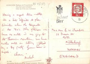 BT15319 Rathaus mit frauenkirche Munchen           Germany