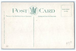 c1920 Post Office Exterior Building Cortland New York Vintage Antique Postcard