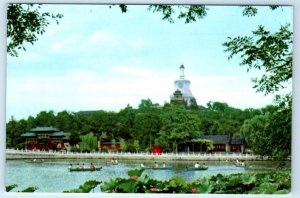 Views around PEKING Peihai Park CHINA 4x6 Postcard