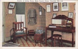 Missouri Hannibal Interior Of Living Room Mark Twains Home