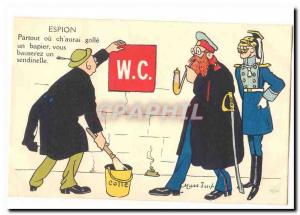 Old Postcard Spy Everywhere ch & # 39aurai Golle a bapier bauserez you sendin...