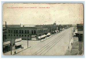 C.1910 Ludington Street, Escanaba, Mich. Postcard P172