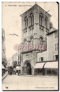 Old Postcard Poitiers Elise St Porhcaire