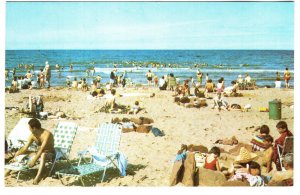 Swimming and Sunbathing, Cavendish Beach, Prince Edward Island