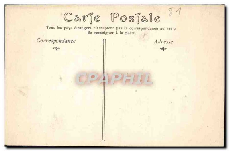 Old Postcard Albi La Cathedrale Sainte Cecile