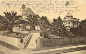 c-1915 Crematorium Oakland Association California Roadside postcard 4671