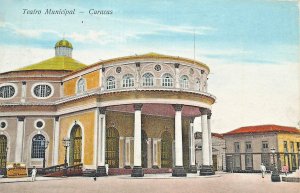 Caracas  Venezuela~Teatro Municipal~1925 J M Chirinos TINT PHOTO POSTCARD