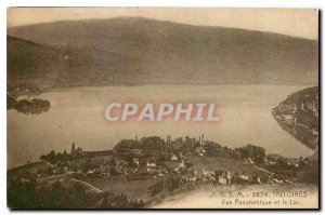 Old Postcard Talloires and Lake Panoramic view