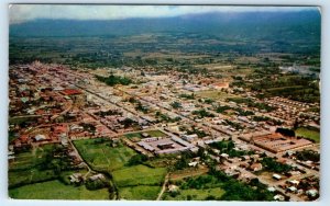 Aerial View Cartago COSTA RICA 1958 Postcard