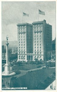 Vintage Postcard 1920's Hotel St. Francis Medical Building San Francisco CA