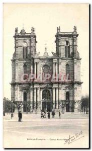 Old Postcard Vitry Le Francois Notre Dame Church