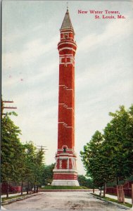 St. Louis MO New Water Tower Unused Postcard G28 