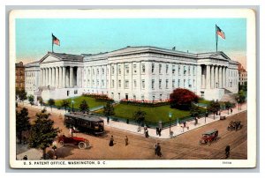 Vintage 1930's Postcard Panoramic View of the US Patent Office Washington DC