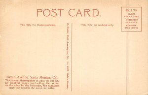 Ocean Avenue Santa Monica CA