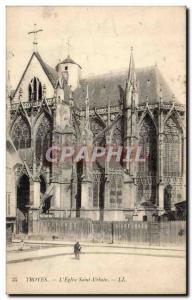 Troyes Postcard Ancient Church St Urbain