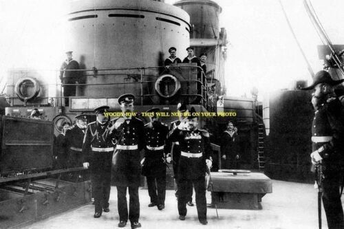 mm514 - Czar Nicholas II on ship 1908  - print 6x4 