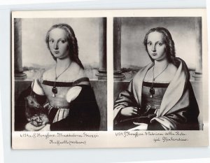 Postcard Maddalena Strozz by Rafaello, Galleria Borghese, Rome, Italy