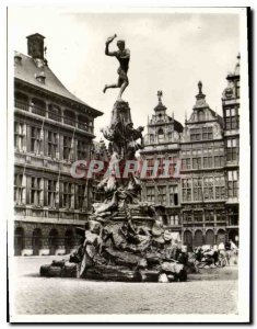 Postcard Modern Antwerp Brabo