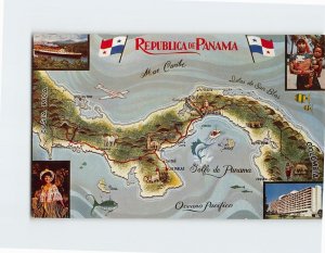 Postcard Republica De Panama