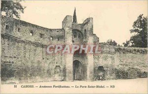 Postcard Old Cahors Old Fortifications Porte Saint Michel