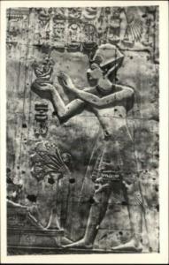 Abydos King Egypt Real Photo Postcard