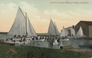 KINGSTON , Ontario, Canada, 1900-10s ; Cadets , Sailboats , Royal Military Colle