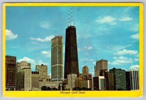 Chicago's Gold Coast Viewed From Lake Michigan, Illinois, Skyline Postcard