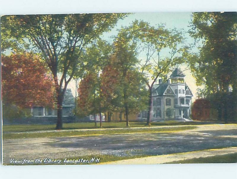 Divided-Back PANORAMIC VIEW Lancaster - Near Littleton & Berlin NH i0650