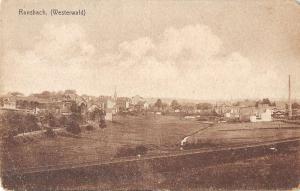 Ransbach Germany Westerwald Birdseye View Antique Postcard K94426